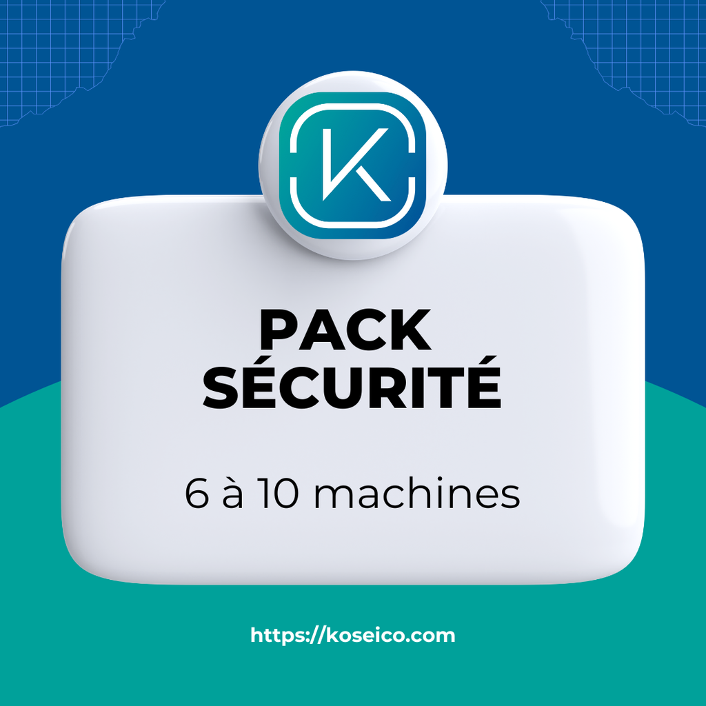 Pack Sécurité - Entreprises 6 à 10 machines