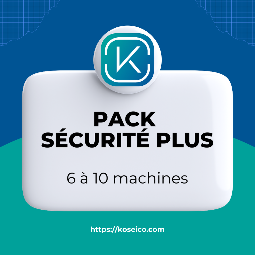 Pack Sécurité Plus - Entreprises 6 à 10 machines