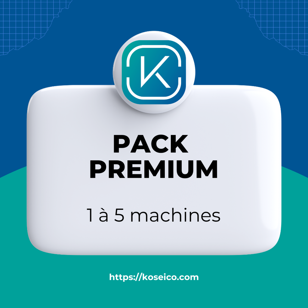 Pack Premium - Entreprises 1 à 5 machines